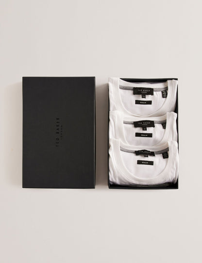 Ted Baker Brolin Three Pack Cotton Tshirt Gift Set
