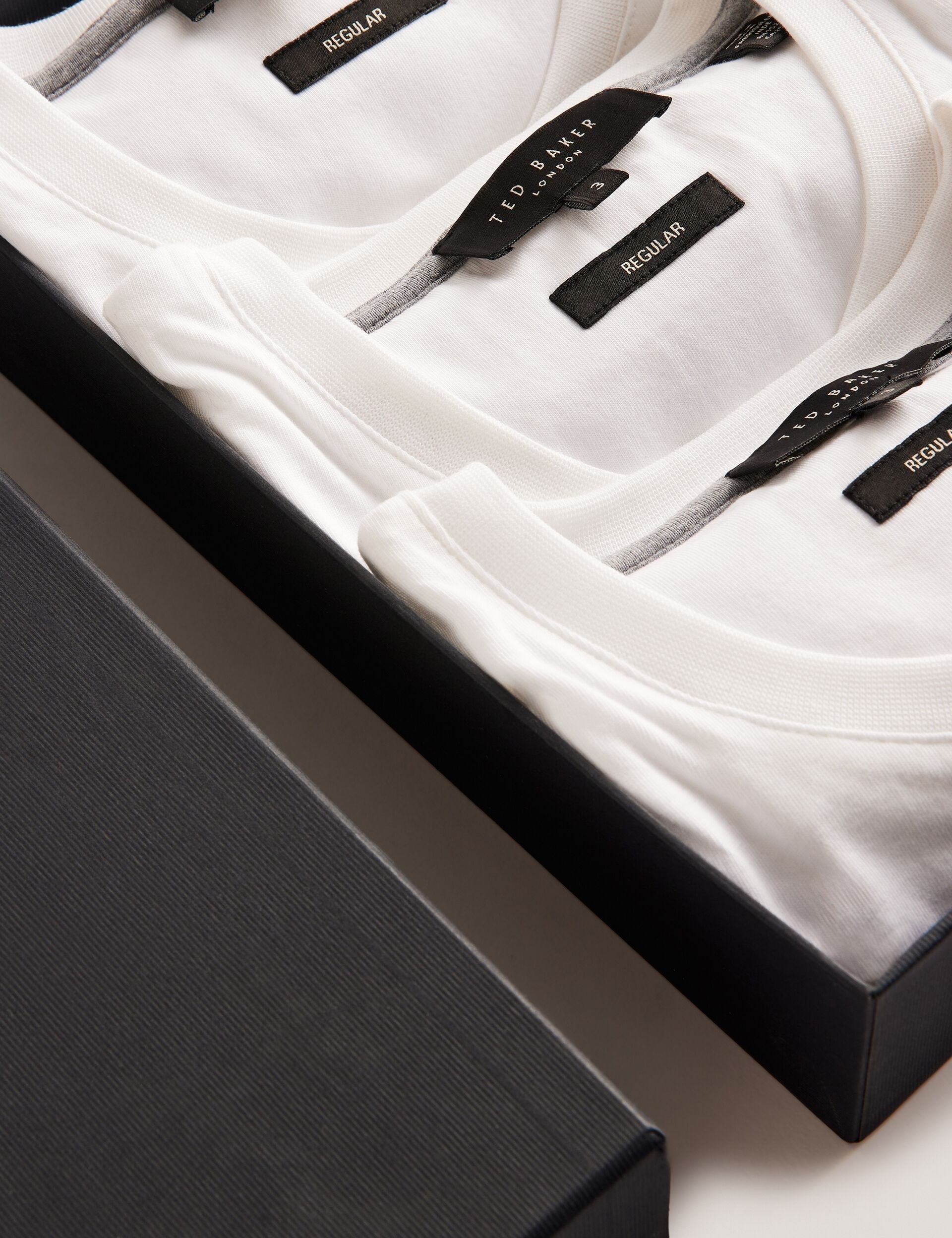Ted Baker Brolin Three Pack Cotton Tshirt Gift Set