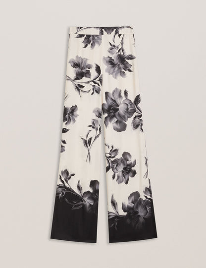Ted Baker Awyna Floral Print Pullon Wide Leg Trousers Women's