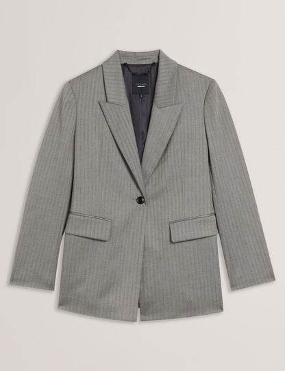 Ted Baker Koa Oversized Herringbone Single Breasted Blazer Women's