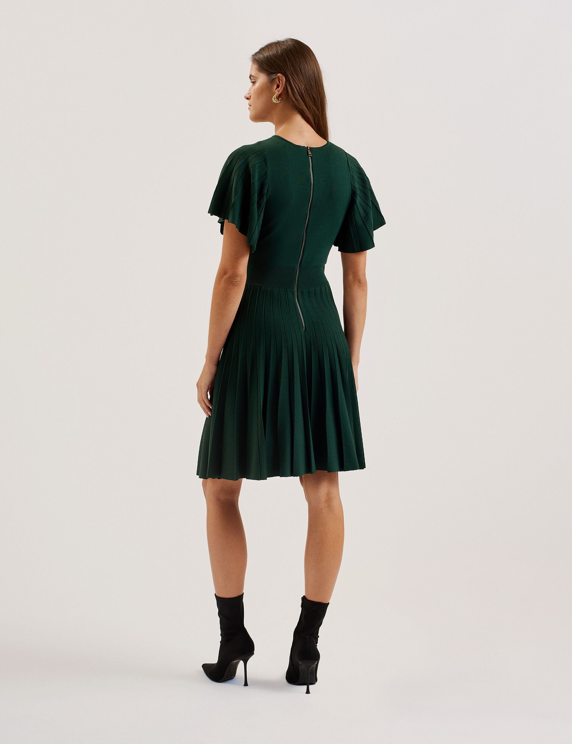 Ted Baker Alenha Knitted Angel Sleeve Mini Dress Women's