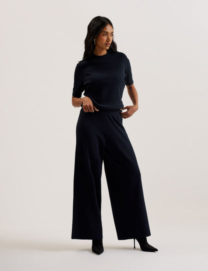Ted Baker Ellihaa Ribbed Knit Half Sleeve Top Women's