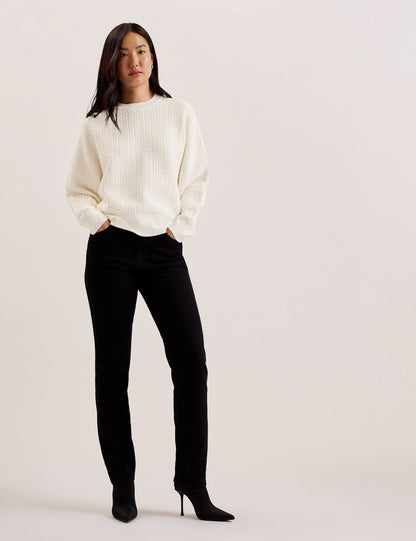 Ted Baker Tedtyy Textured T Jacquard Knitted Jumper Women's