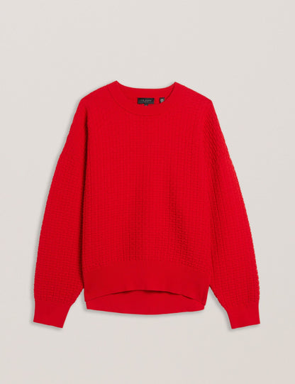 Ted Baker Tedtyy Textured T Jacquard Knitted Jumper Women's