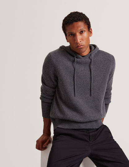 Ted Baker Kins Wool Rich Knit Long Sleeve Hoodie