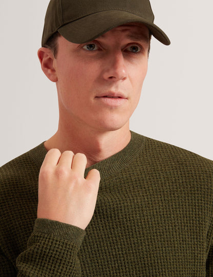 Ted Baker Clacx Waffle Knit Crew Neck Jumper