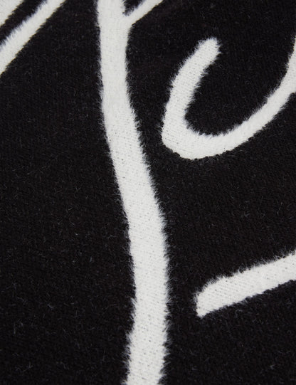 Ted Baker Oldrich Logo Graphic Brushed Wool Jumper