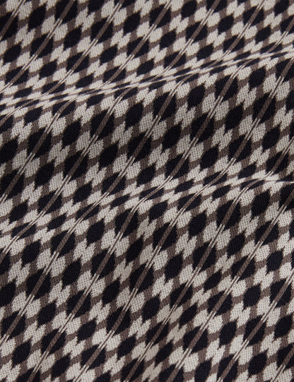 Ted Baker Ernist Mini Argyle Jacquard Knit Polo Shirt