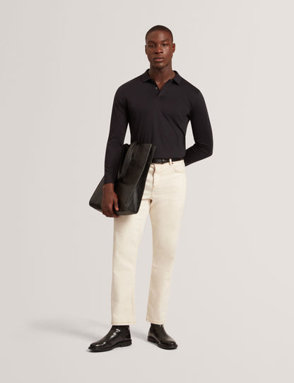 Ted Baker Ignac Soft Touch Jersey Long Sleeve Polo