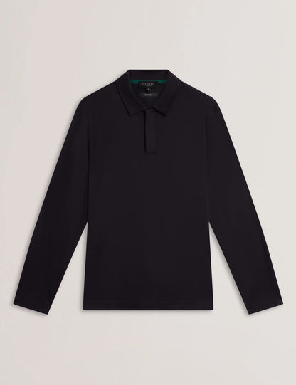 Ted Baker Ignac Soft Touch Jersey Long Sleeve Polo