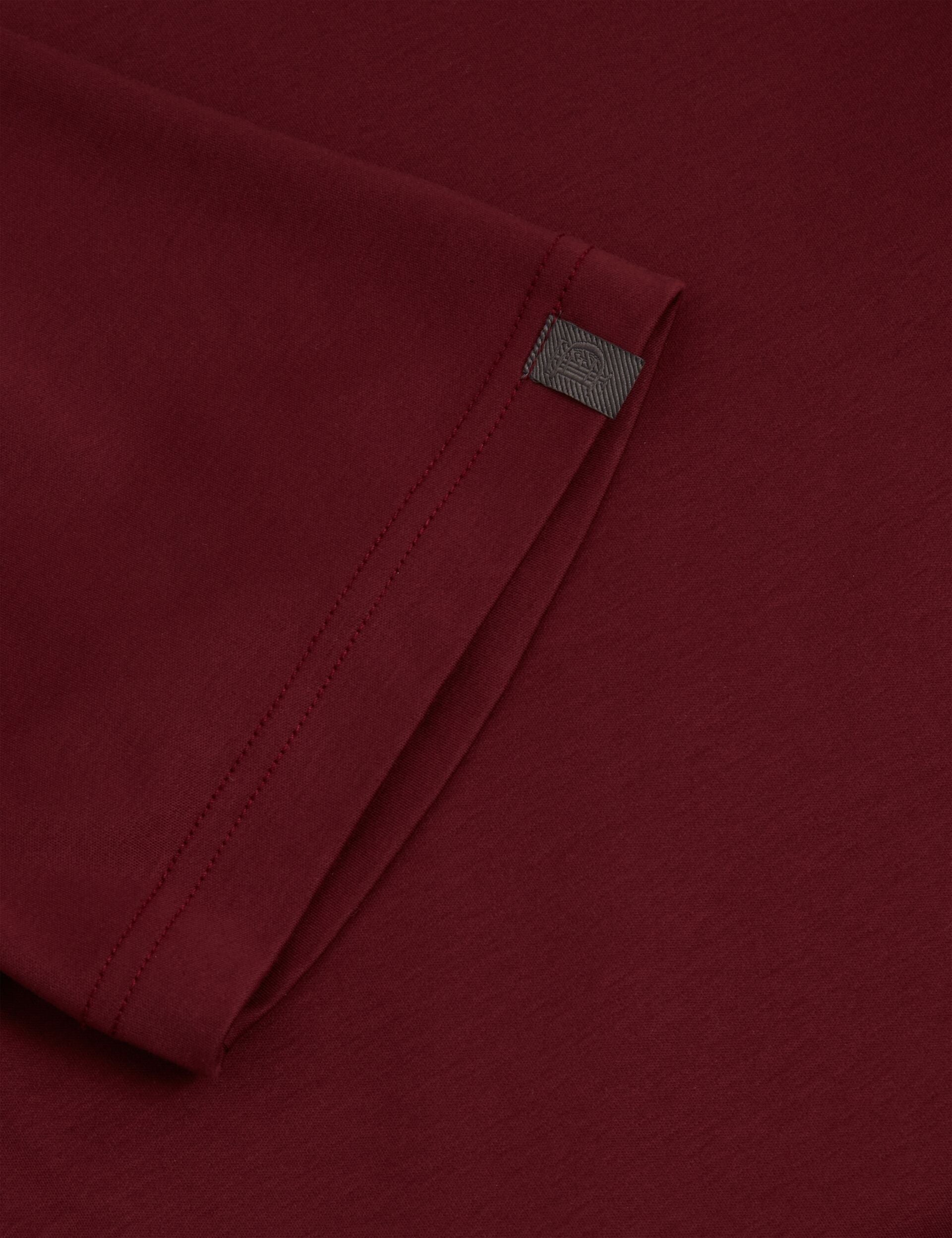 Ted Baker Konrrad Soft Touch Crew Neck Tshirt In Maroon