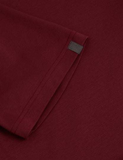 Ted Baker Konrrad Soft Touch Crew Neck Tshirt In Maroon