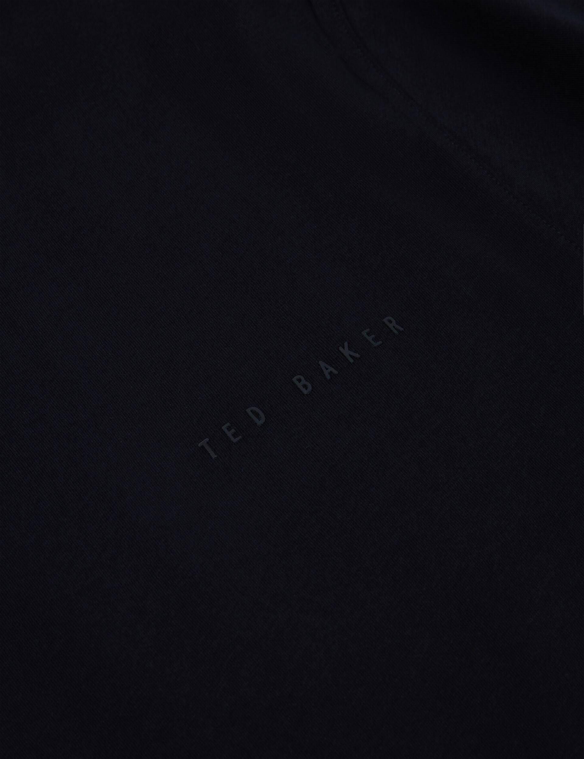 Ted Baker Lierts Textured Neckline Branded Tshirt