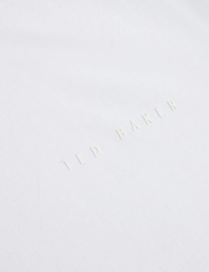 Ted Baker Lierts Textured Neckline Branded Tshirt