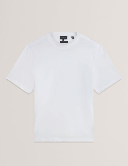 Ted Baker Lierts Textured Neckline Branded Tshirt