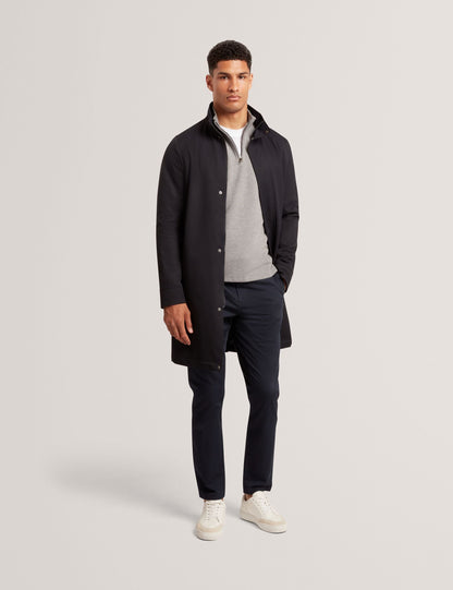 Ted Baker Crabtre Stretch Cotton Zip Neck Sweatshirt