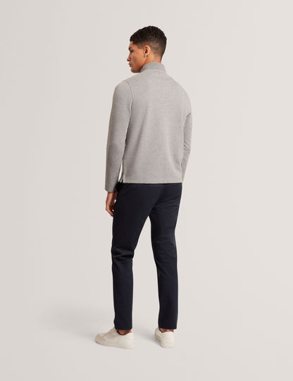 Ted Baker Crabtre Stretch Cotton Zip Neck Sweatshirt