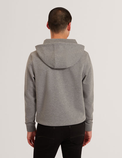 Ted Baker Boids Honeycomb Trim Stretch Cotton Hoodie