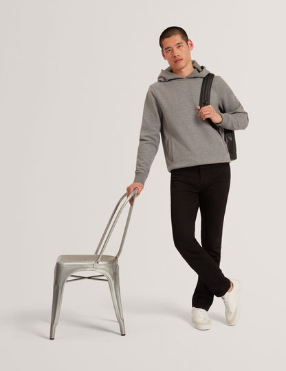 Ted Baker Boids Honeycomb Trim Stretch Cotton Hoodie