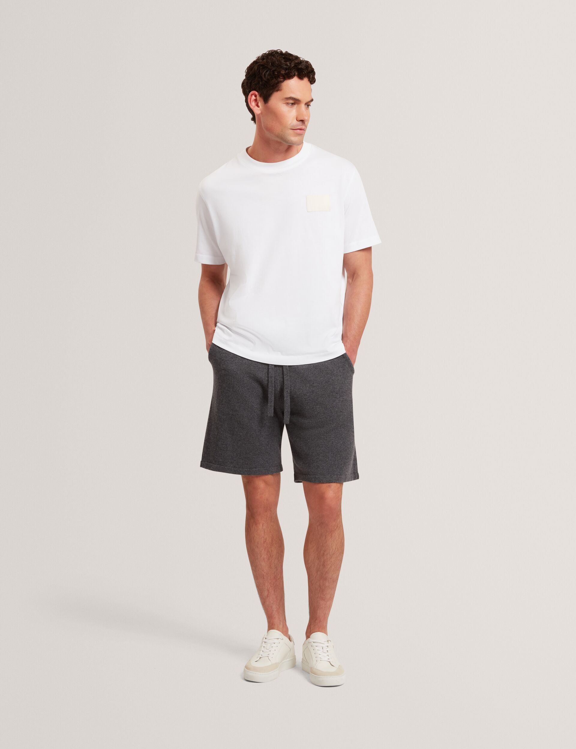 Ted Baker Owaine Wool Knit Straight Leg Shorts