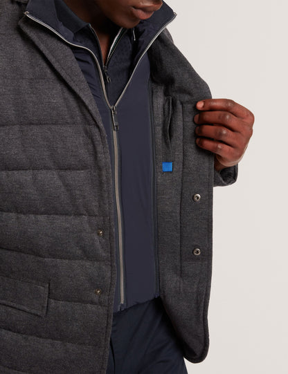 Ted Baker Gerome Quilted Blazer With High Neck Liner