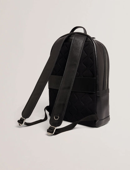 Ted Baker Bailor Bark Grained Leather Large Backpack