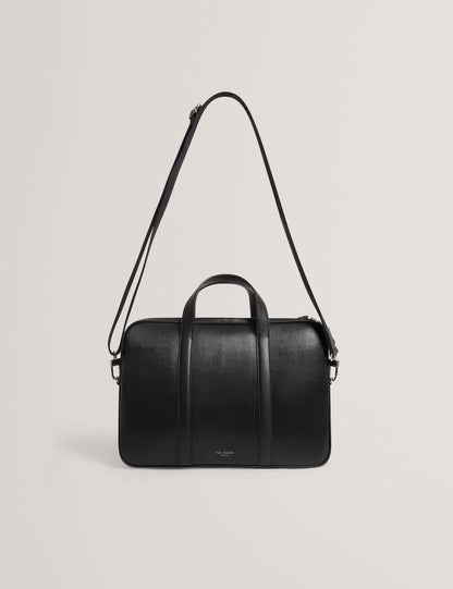 Ted Baker Baylon Bark Grained Leather 15Inch Laptop Bag
