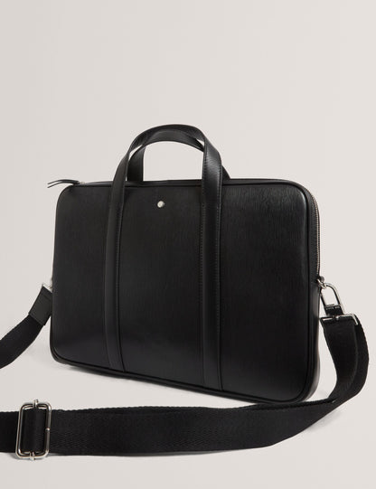 Ted Baker Baylon Bark Grained Leather 15Inch Laptop Bag