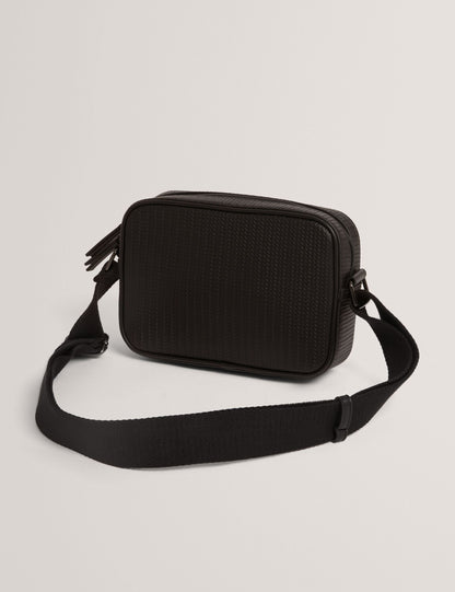 Ted Baker Walt Striped Woven Pu Crossbody Bag