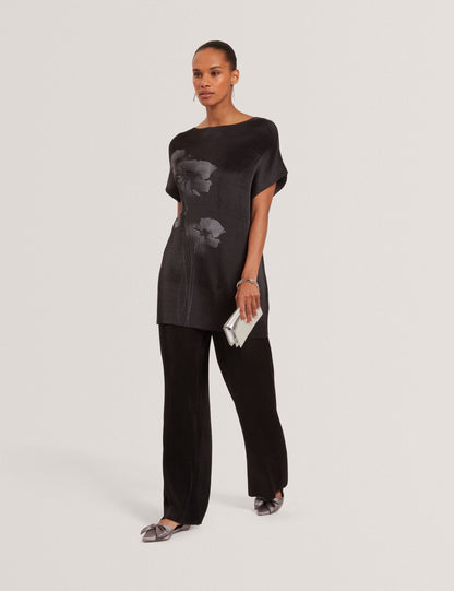 Ted Baker Narela Plisse Pullon Wide Leg Trousers Women's