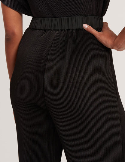 Ted Baker Narela Plisse Pullon Wide Leg Trousers Women's