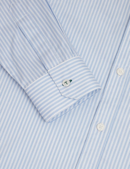 Ted Baker Sohoe Striped Cotton Long Sleeve Shirt