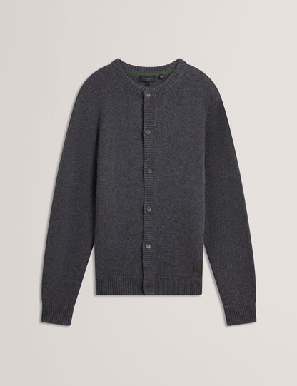 Ted Baker Helion Wool Knit Crew Neck Cardigan