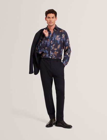 Ted Baker Kalmill Photograhic Leaf Print Regular Fit Shirt