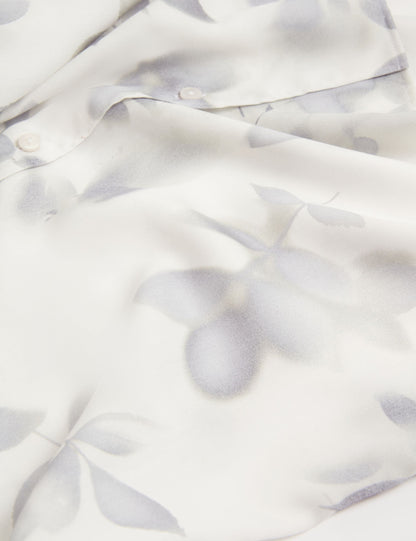 Ted Baker Kalmill Photograhic Leaf Print Regular Fit Shirt