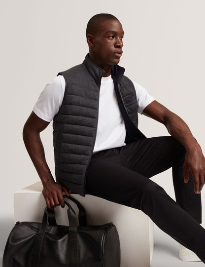 Ted Baker Doppel Reversible Fine Knit Quilted Gilet