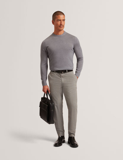 Ted Baker Nathain Glen Check Pleat Front Trousers