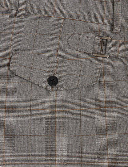 Ted Baker Nathain Glen Check Pleat Front Trousers