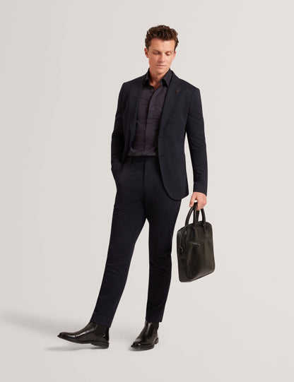 Ted Baker Tibor Covered Placket Long Sleeve Cotton Shirt