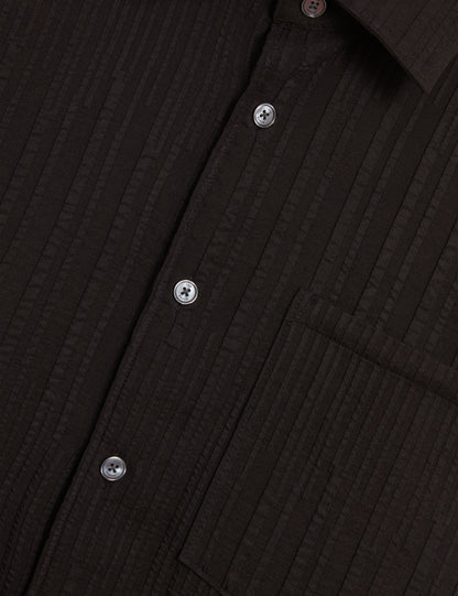 Ted Baker Bandile Relaxed Fit Textured Stripe Shirt
