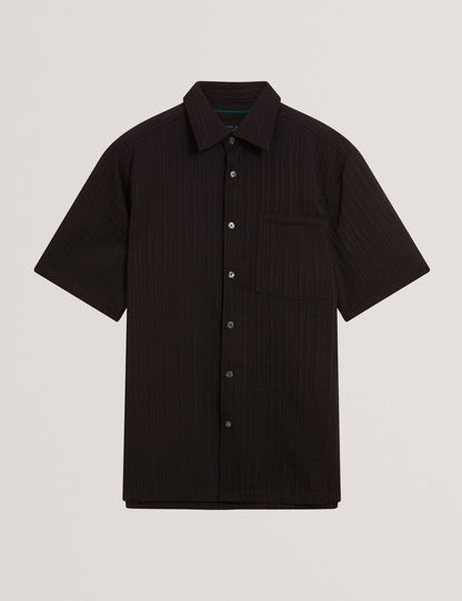 Ted Baker Bandile Relaxed Fit Textured Stripe Shirt