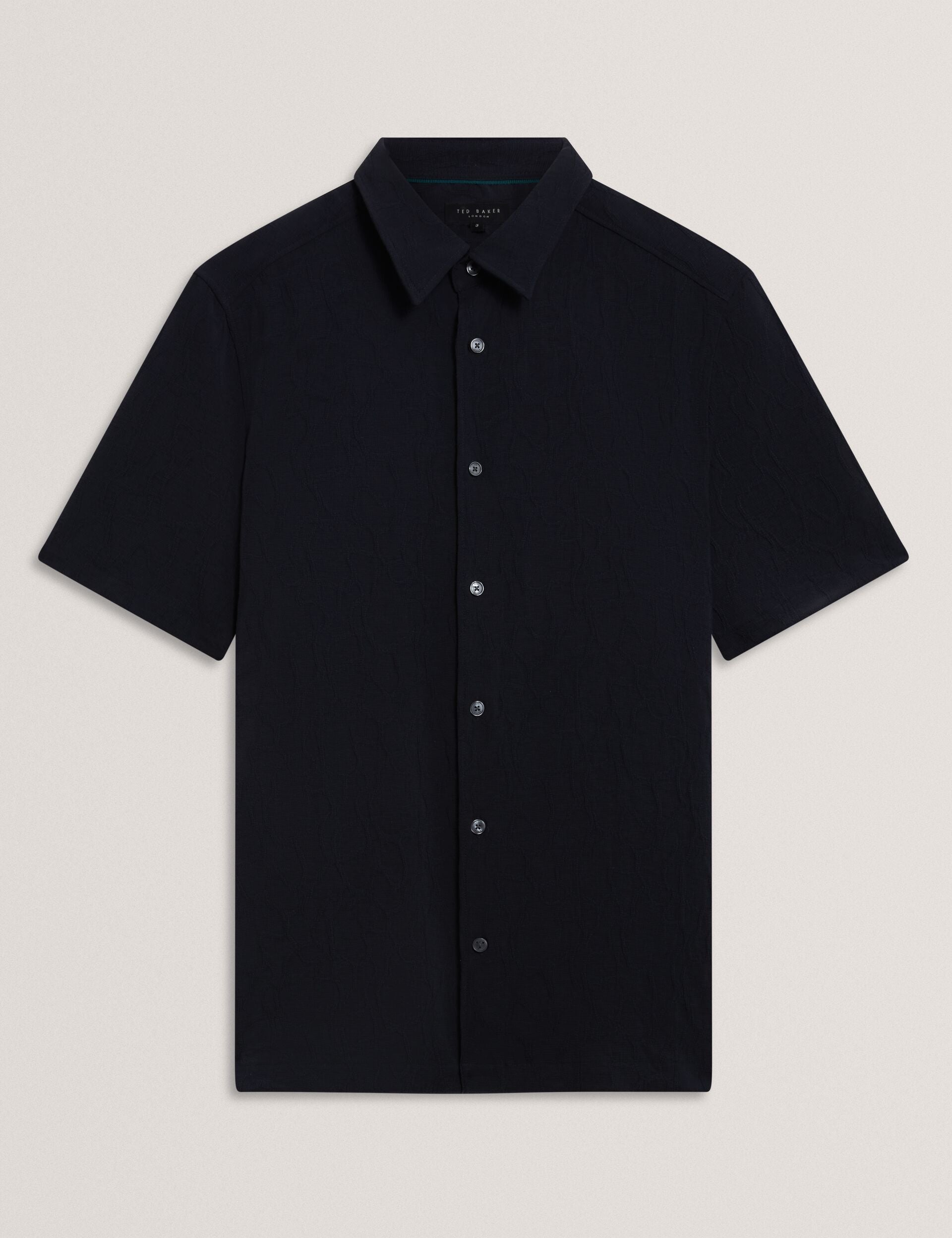 Ted Baker Chipi Relaxed Fit Jacquard Texture Shirt