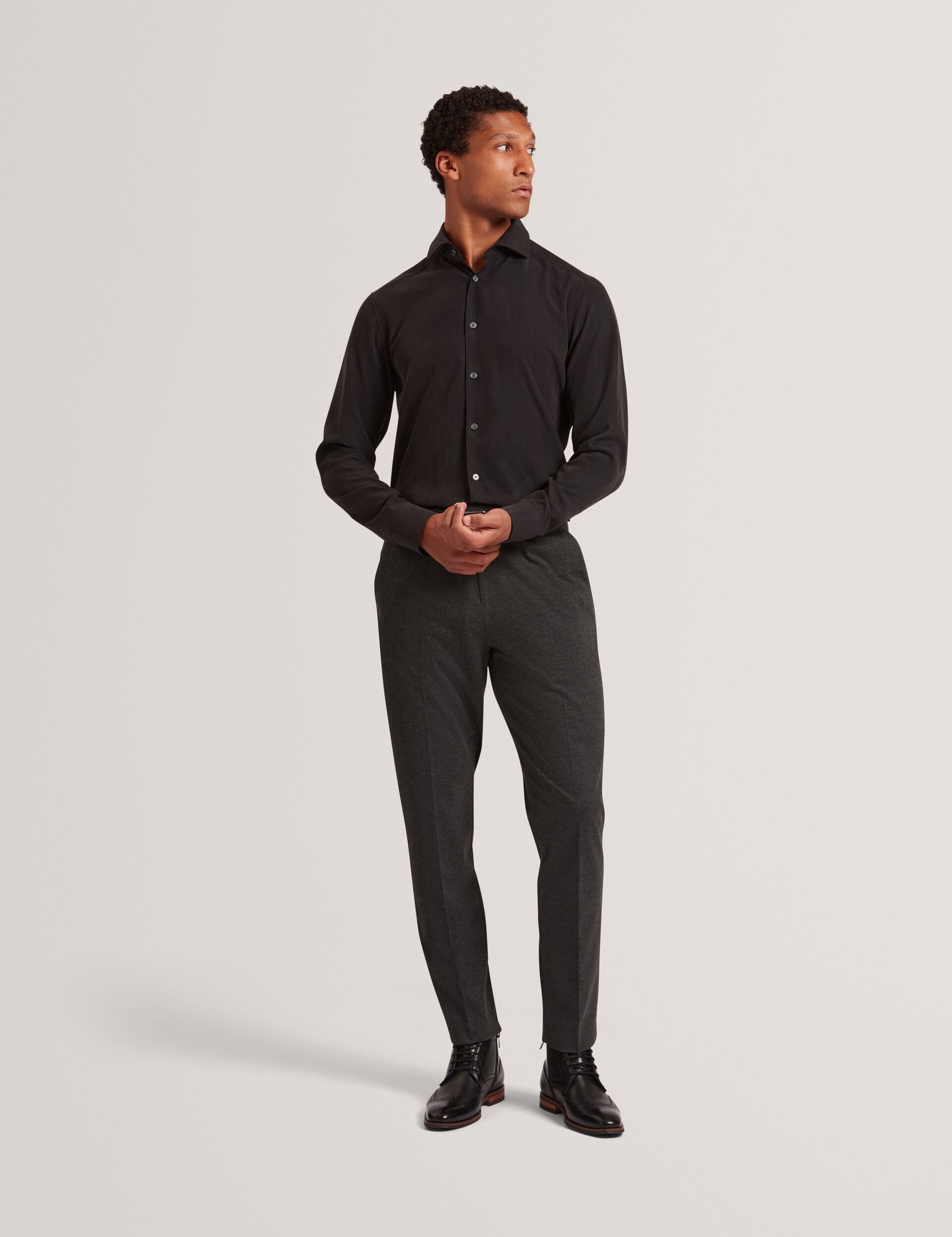 Ted Baker Valtine Regular Fit Smart Woven Long Sleeve Shirt