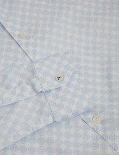 Ted Baker Sef Slim Fit Geometric Circle Print Shirt