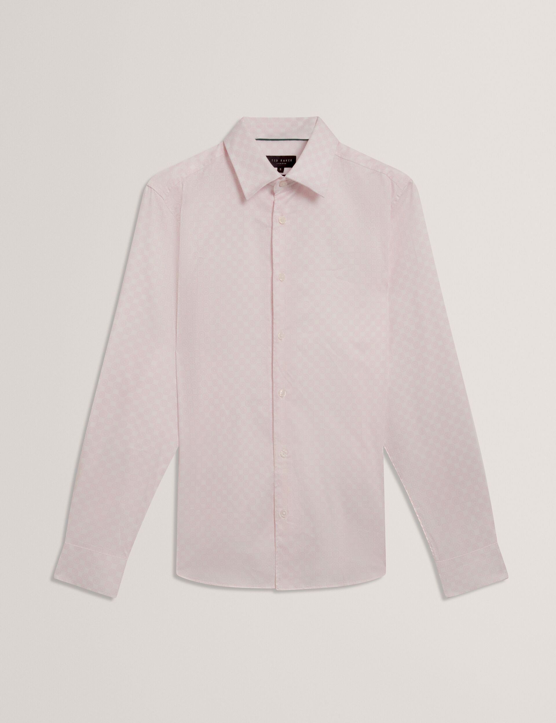 Ted Baker Sef Slim Fit Geometric Circle Print Shirt