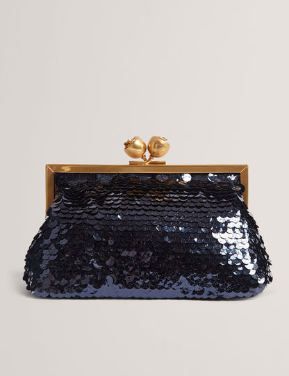 Ted Baker Sequinz Sequin Rose Clasp Clutch Bag Women's