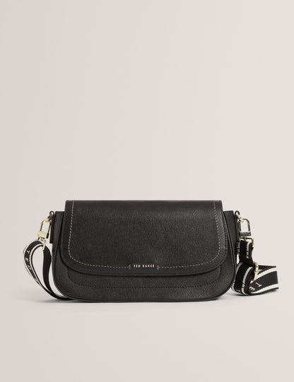 Ted Baker Louiize Webbing Leather Baguette Crossbody Bag Women's