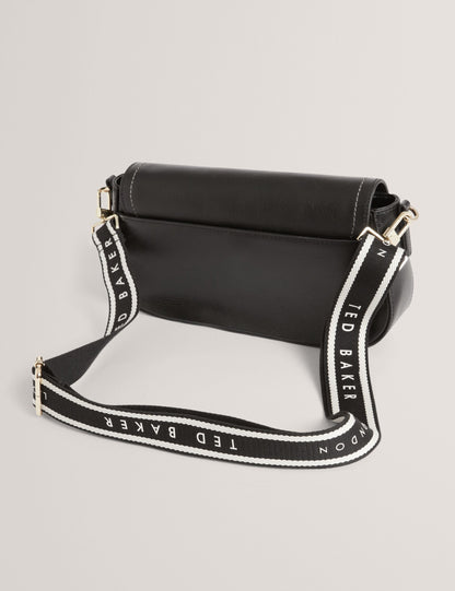 Ted Baker Louiize Webbing Leather Baguette Crossbody Bag Women's