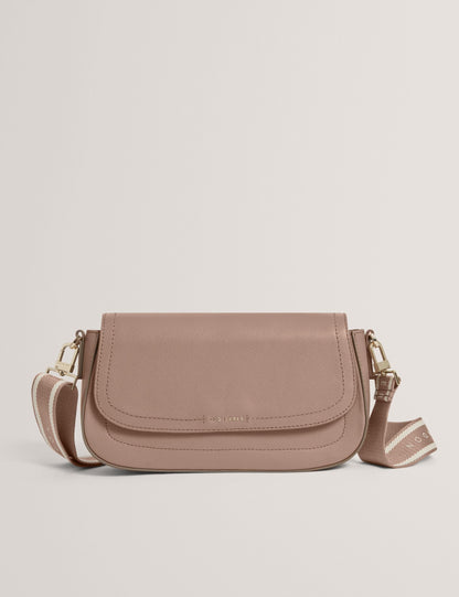 Ted Baker Louiize Webbing Leather Baguette Crossbody Bag Women's