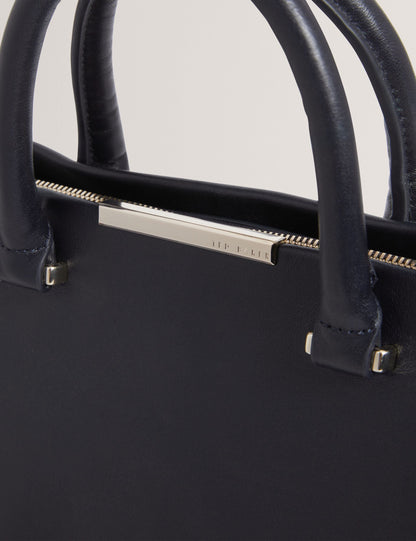 Ted Baker Renaae Structured Leather Wide Tote Bag Women's